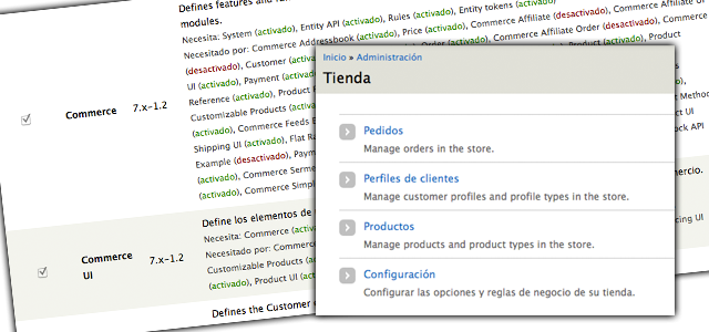 Manual Instalación Drupal Commerce: II - Instalación y Configuración Básica